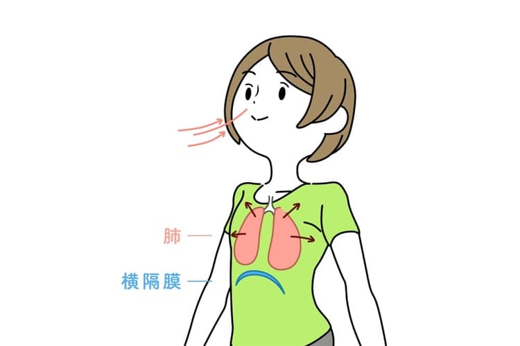 胸式呼吸