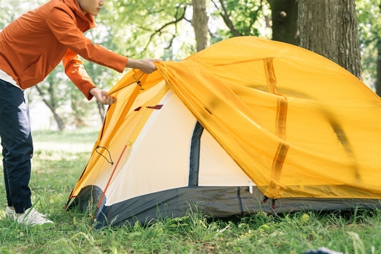 登山泊には山用のテントを用意しよう