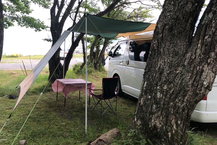 車とタープを連結させるメリット